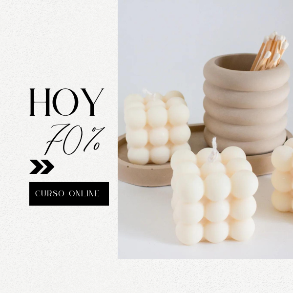 Portavelas de Yeso e Impermeabilización